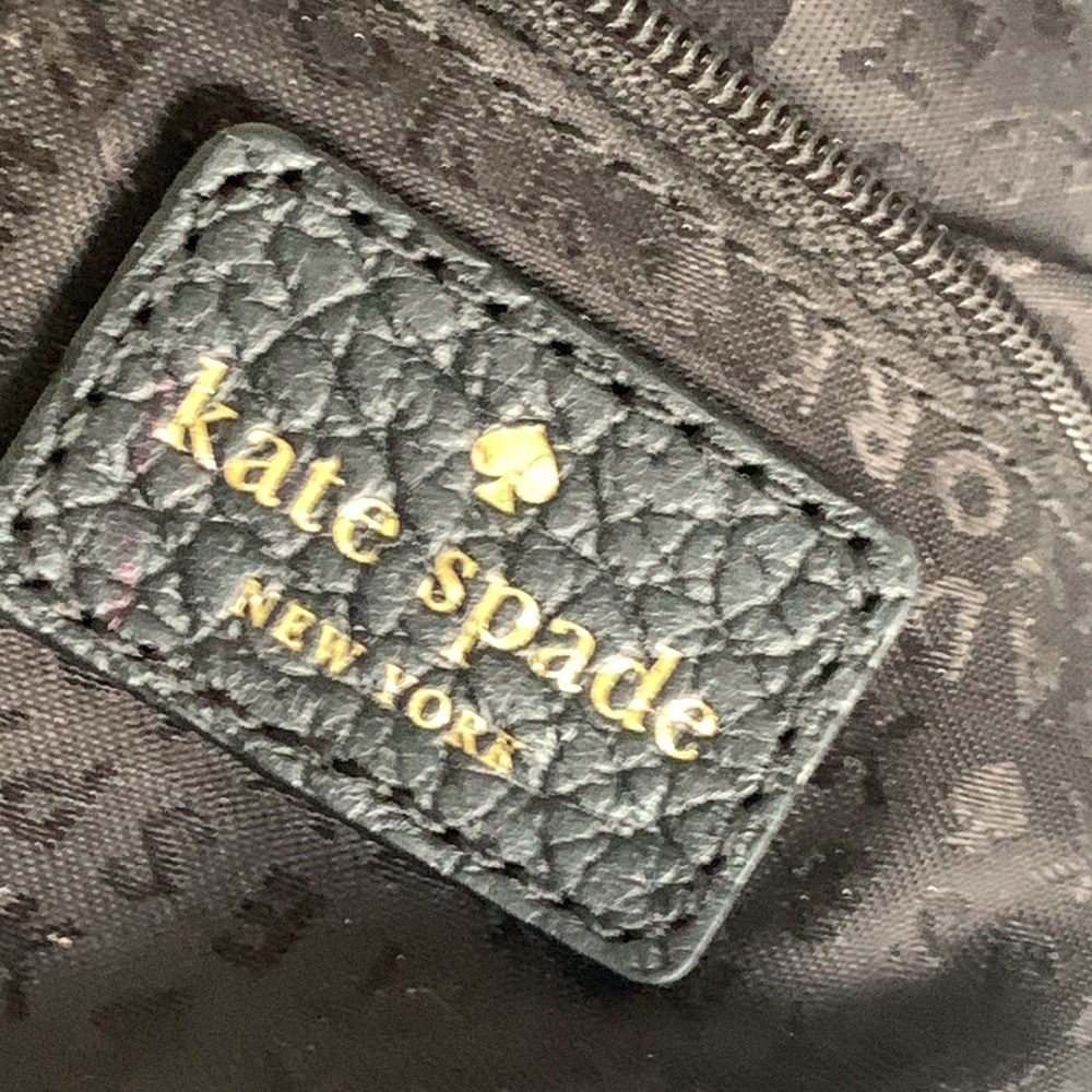 Kate Spade Black Leather Shoulder / CrossBody Bag - Picture 11 of 16